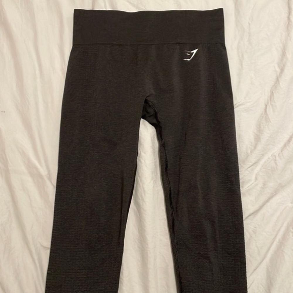 Gymshark Vital Seamless Leggings Sz M in Black Marl